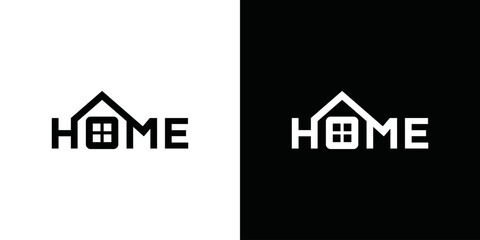 Real estate company logo design house vector logo template. Roof illustration. Design element. Logotype creative idea