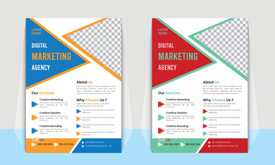 Business flyer, professional business flyer,Template Design,vector template design,marketing, business proposal, promotion, advertise, publication,Creative Corporate & Business Flyer design