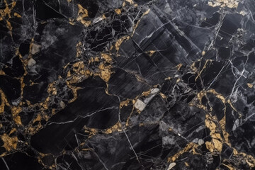 Dark marble background. Luxurious marble texture perfect for an elegant and sophisticated designs. Created using generative AI.