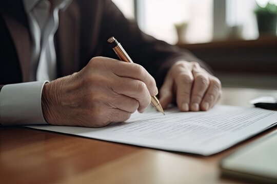 Senior Citizens Sign a Binding Contract: Financing Proposals, Forms, and Authority Require Signatures and Advice, Generative AI