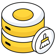 Trendy vector design of database cleaning 