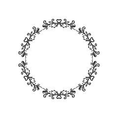 Hand drawn curve decor, ornate frames and borders