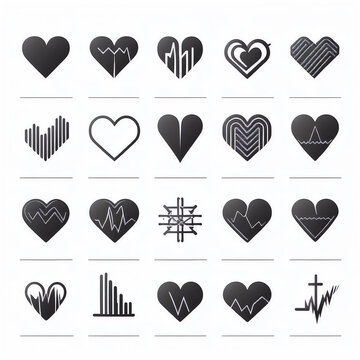 Hearticons generated by AI