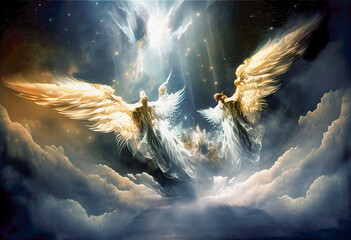Angels in heaven