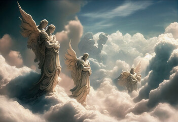 Angels in heaven