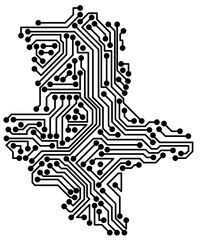 IT-Landkarte von Sachsen-Anhalt