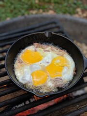 sunny side up with bacon