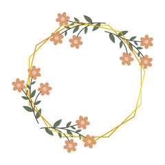 Floral templates for Invitation cards. Flower wedding invitation.