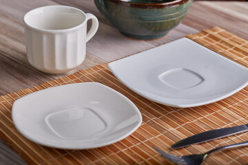 cup of coffee on a table