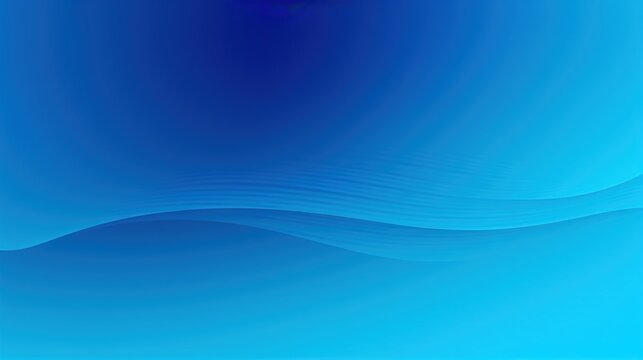 Blue, wavy computer background. Generative AI.