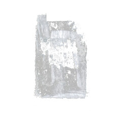 paper pasted on the wall that has been torn off