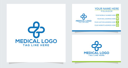 Free vector hospital logo design vector medical cross
