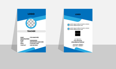 Creative minimalist Id Card Template