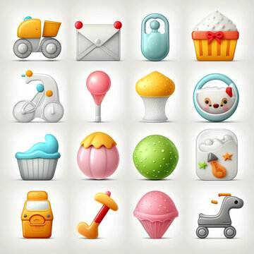 Babyicons generated by AI
