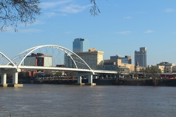 Naklejka premium The Cityscape of Little Rock, Arkansas