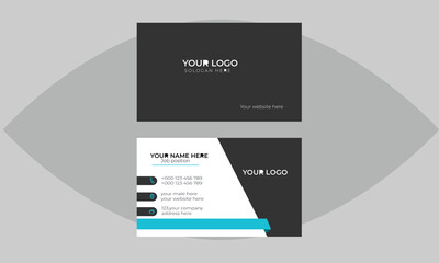 modern business card design. business card design template.
