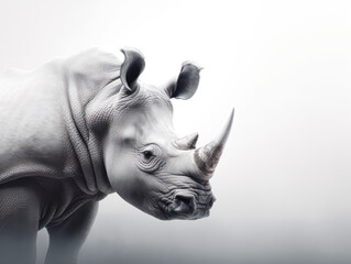 rhino in a minimal environment generatieve ai