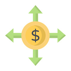 Flexible Funding Flat Icon