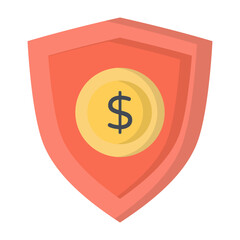 Inflation Security Flat Icon