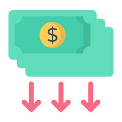 Inflation Flat Icon