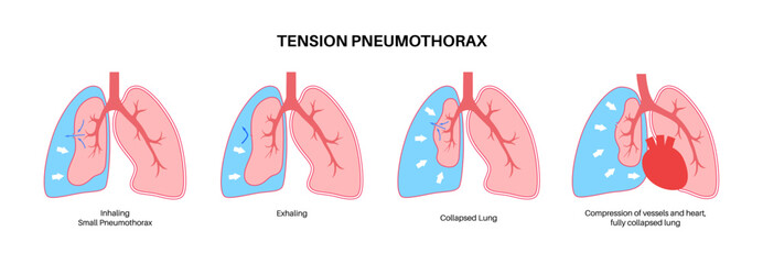 Tension pneumothorax poster