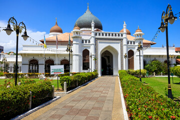 Fototapeta na wymiar Masjid Kapitan Keling Mosque Georgetown Penang Malaysia