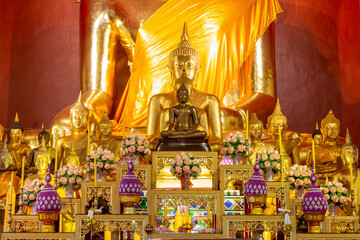 Golden Buddha (statue) at Wat Phra Singh, Chiang Mai , Thailand