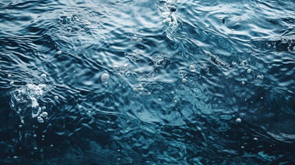 Wide water textured banner background Generative AI