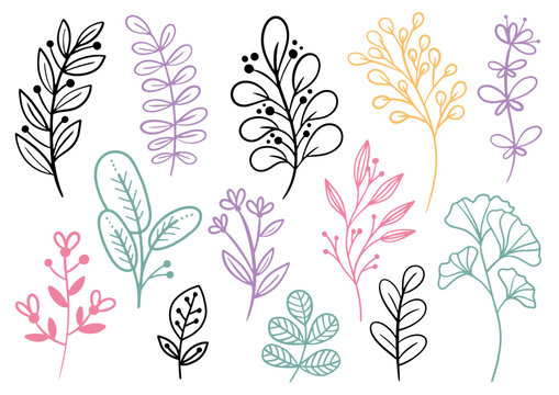 &Auml;ste Bl&auml;tter Fr&uuml;hling Grafiken	