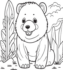 Orso - Coloring page