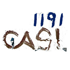 symbol painted on wall