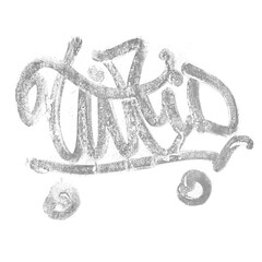 symbol painted on wall