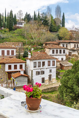 Sirince Village street view in Turkey