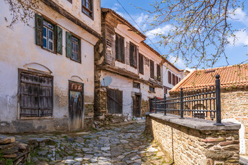 Fototapeta na wymiar Sirince Village street view in Turkey