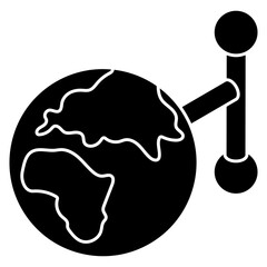 Creative design icon of global network 