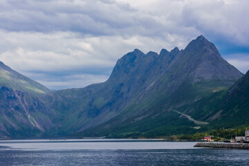 The fjord of Senja Island,  Norway