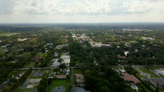 Rain storms flooding neighborhoods Southwest Ranches Circa Spril 2023