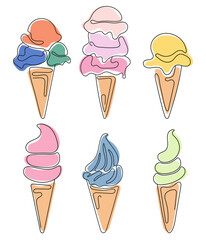 Ice cream for summer