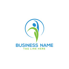 Health Leaf Logo Template
