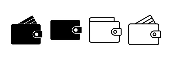 Wallet icon vector for web and mobile app. wallet sign and symbol