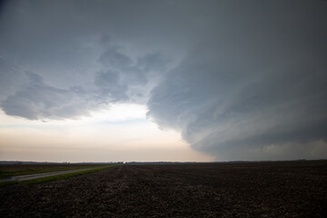 Fototapeta na wymiar Tornado Outbreak in Illinois