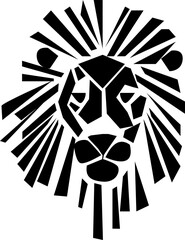 ライオンのデザインシルエット