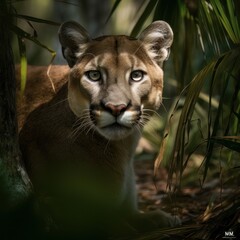 Florida panther. Generative AI