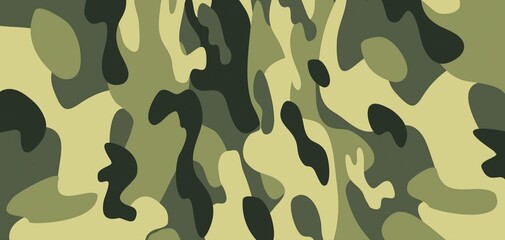 Fototapeta premium Illustration of a background with a camouflage pattern