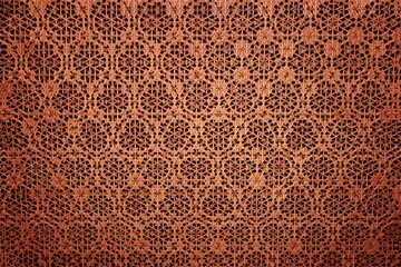 Illustration of a red patterned background with effects