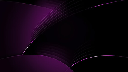 Illustration of an abstract purple black background with shapes and effects