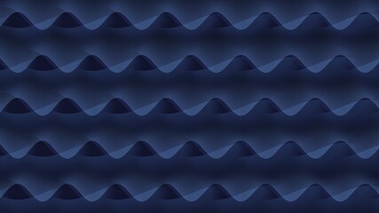 Illustration of a blue background with wavy repeating patterns