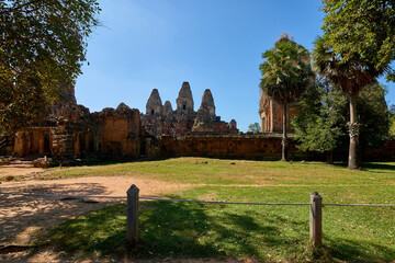 Pre Rup Khmer temple at Angkor Thom is popular tourist attraction, Angkor Wat Archaeological Park...