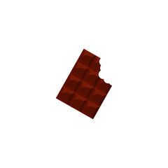 delicious chocolate bar design vector