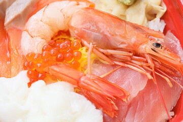 海鮮丼の生海老　shrimp